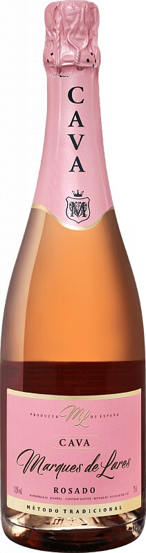 Игристое вино Marques de Lares Rosado Brut, Cava DO