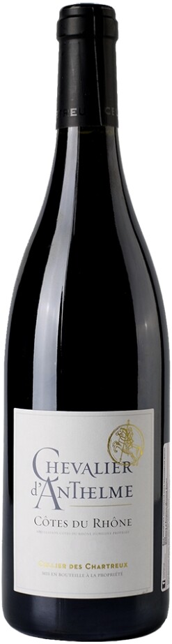 Вино Cellier des Chartreux, Chevalier d′Anthelme Rouge, Cotes du Rhone AOP, 2021