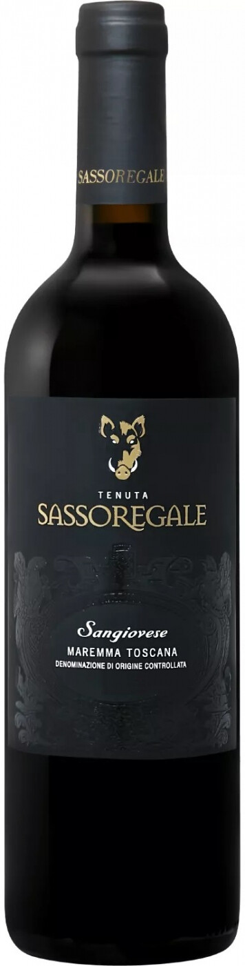 Вино Tenuta Sassoregale, Sangiovese, Maremma Toscana DOC, 2019