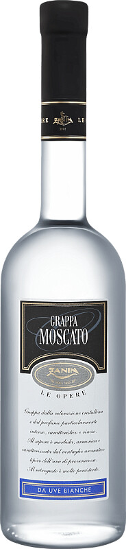 Граппа Le Opere Moscato, 0.7 л