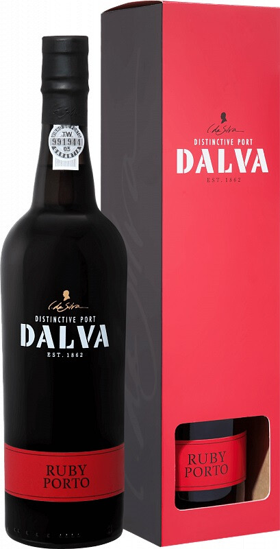 Портвейн Dalva Ruby Porto, gift box