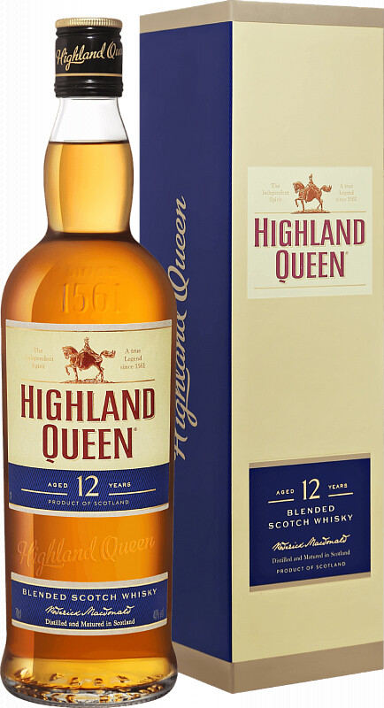 Виски Highland Queen, 12 Years Old, gift box, 0.7 л