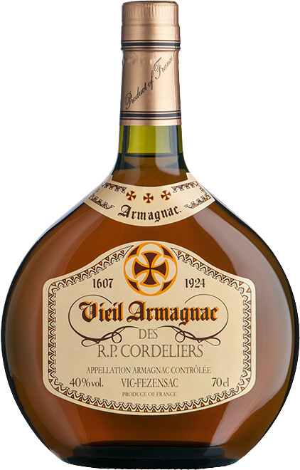 Арманьяк Gelas, Vieil Armagnac des R.P. Cordeliers, 0.7 л