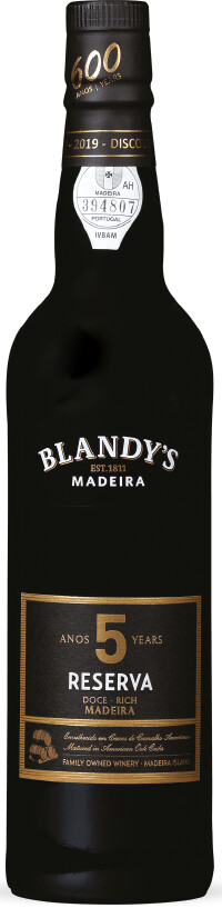 Вино Blandy′s, Reserva Rich 5 Years Old