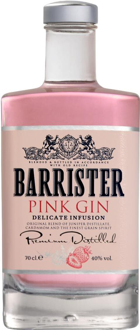 Джин Barrister Pink Gin, 0.7 л