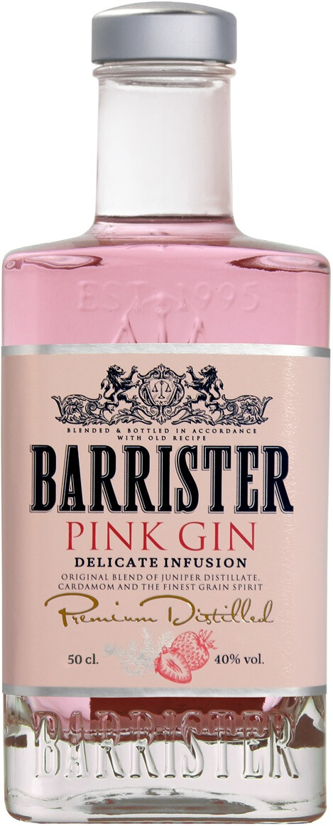 Джин Barrister Pink Gin, 0.5 л