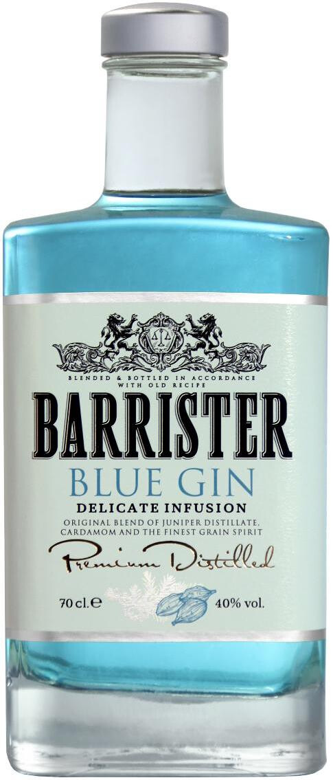 Джин Barrister Blue Gin, 0.7 л