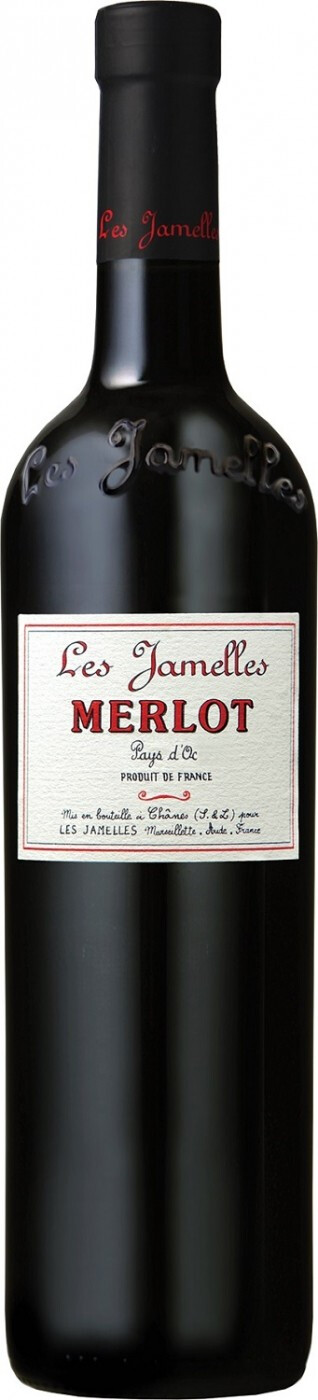 Вино Les Jamelles, Merlot, Pays d′Oc IGP, 2018