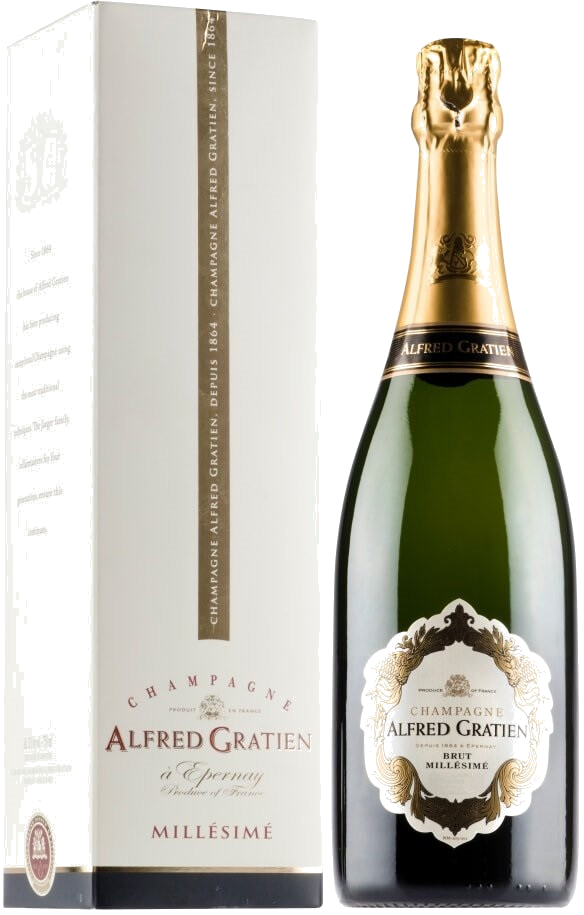 Шампанское Alfred Gratien, Brut Millesime, Champagne AOC, 2007, gift box