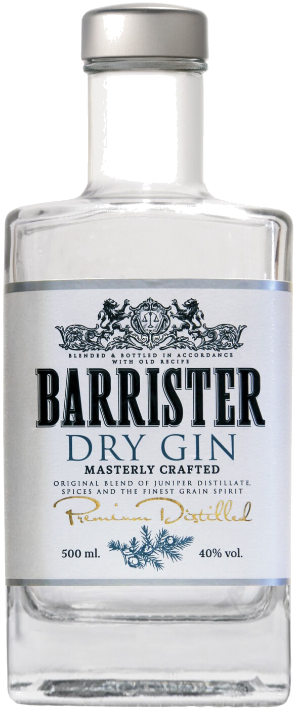 Джин Barrister Dry Gin, 0.5 л