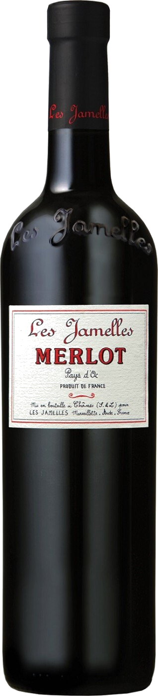 Вино Les Jamelles, Merlot, Pays d′Oc IGP, 2018