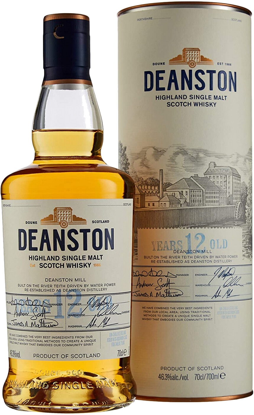 Виски Deanston Aged 12 Years, gift tube, 0.7 л