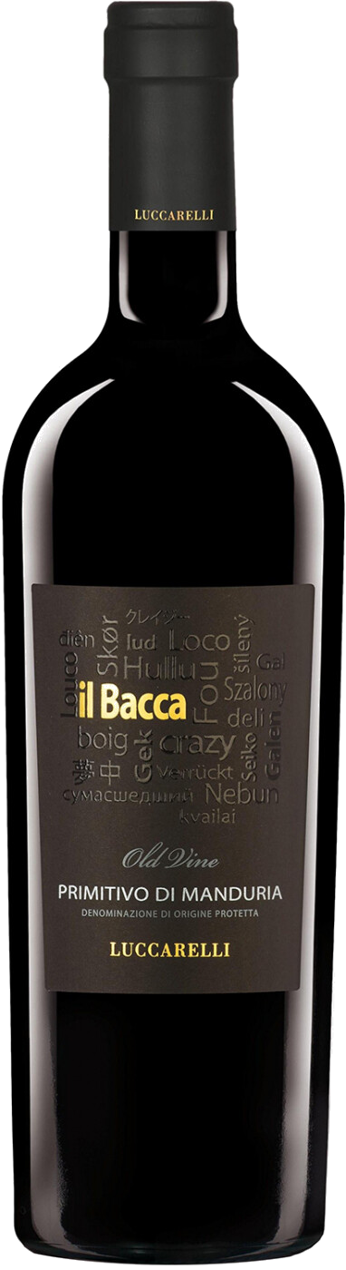 Вино Luccarelli, Il Bacca Primitivo di Manduria DOP, 2019