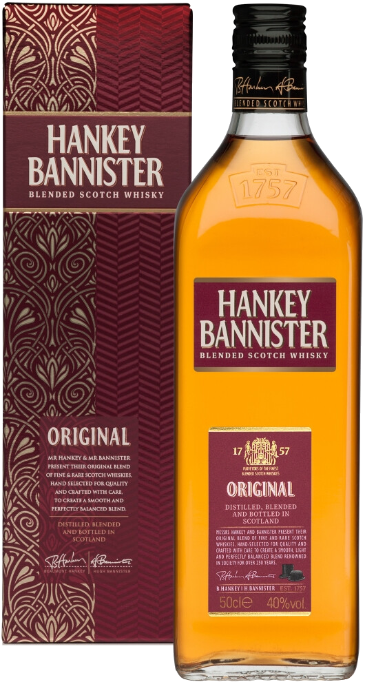 Виски Hankey Bannister Original, gift box, 0.5 л