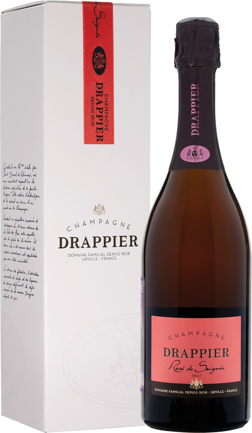 Шампанское Champagne Drappier, Brut Rose, Champagne AOC, gift box