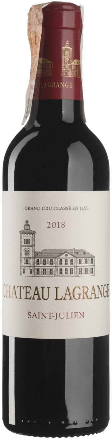 Вино Chateau Lagrange, Saint-Julien AOC 3-eme Grand Cru Classe, 2018, 375 мл