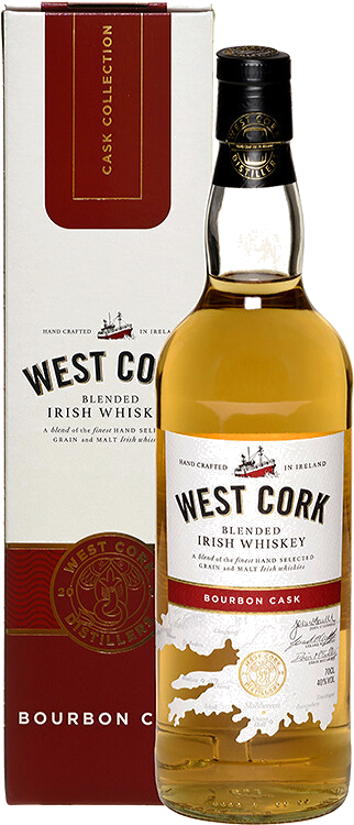 Виски West Cork Bourbon Cask, gift box, 0.7 л