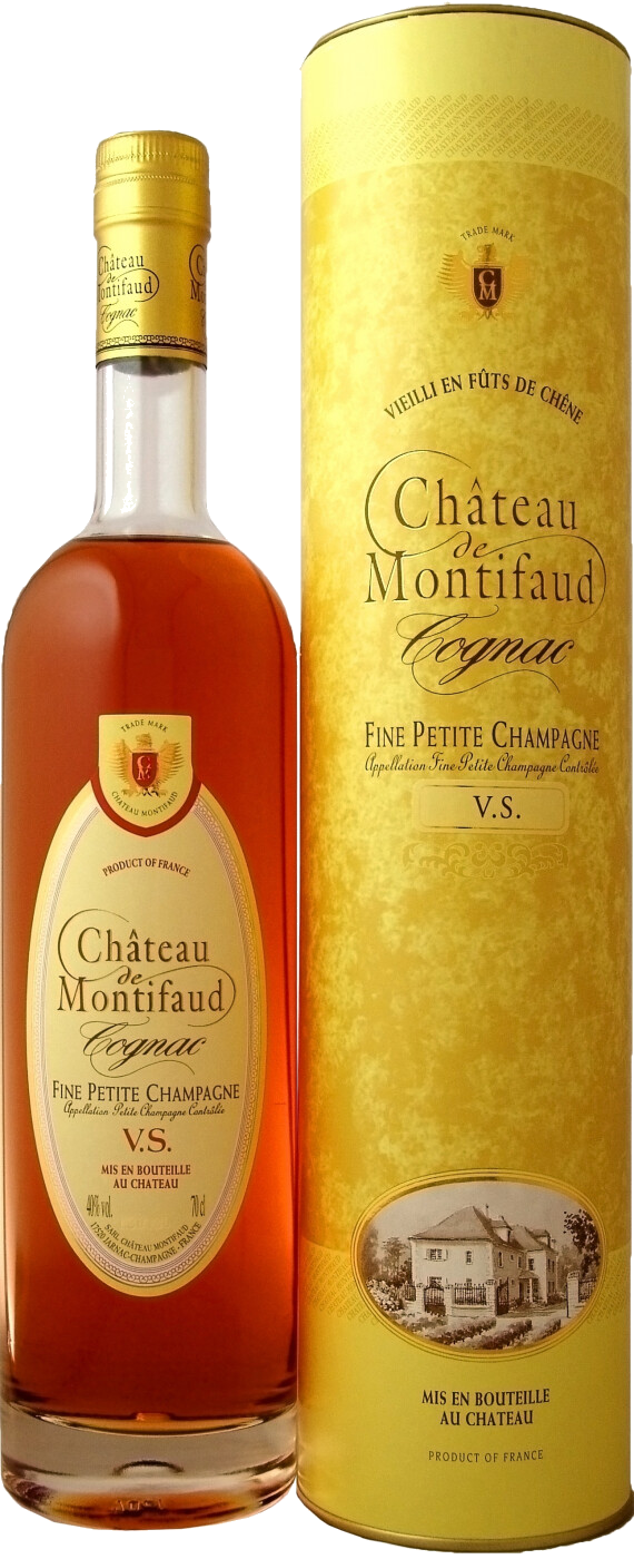 Коньяк Chateau de Montifaud V.S., Fine Petite Champagne AOC, in tube, 0.7 л