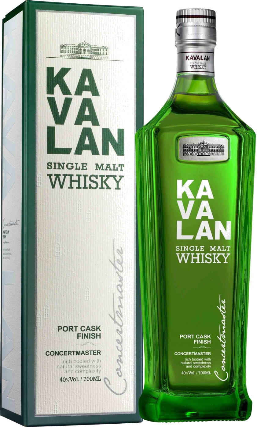 Виски Kavalan, Concertmaster Port Cask Finish, gift box, 0.7 л