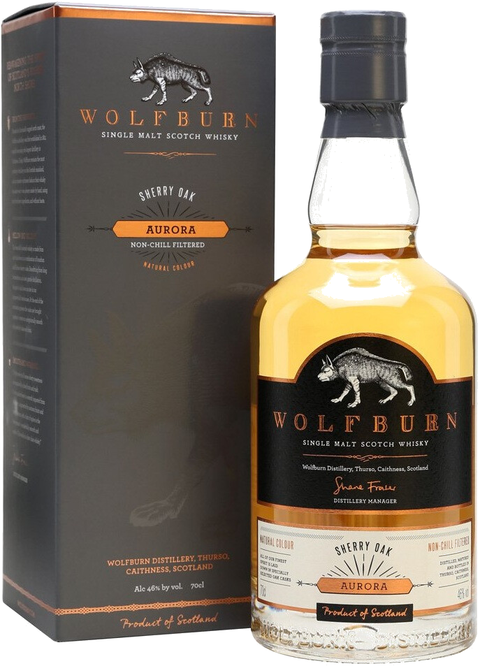 Виски Wolfburn, Aurora, gift box, 0.7 л