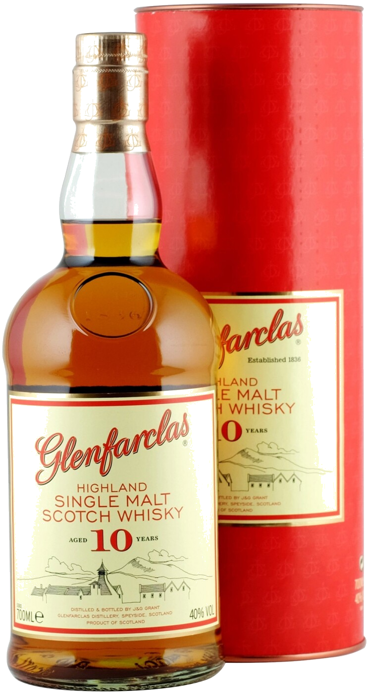 Виски Glenfarclas 10 years, In Tube, 0.7 л