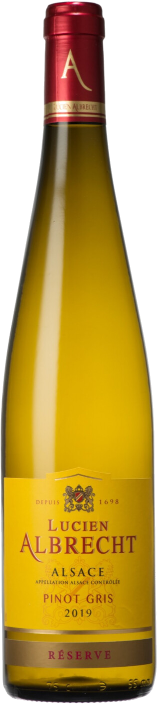 Вино Lucien Albrecht, Pinot Gris Reserve, Alsace AOC, 2019