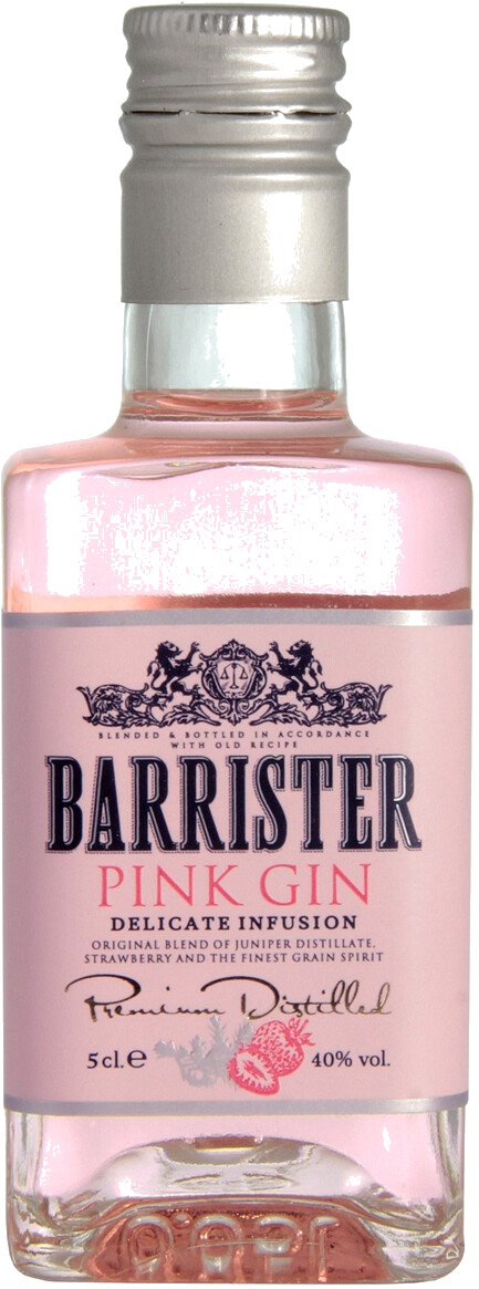 Джин Barrister Pink Gin, 50 мл