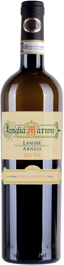 Вино Famiglia Marrone, Tre Fie Langhe DOC Arneis, 2019