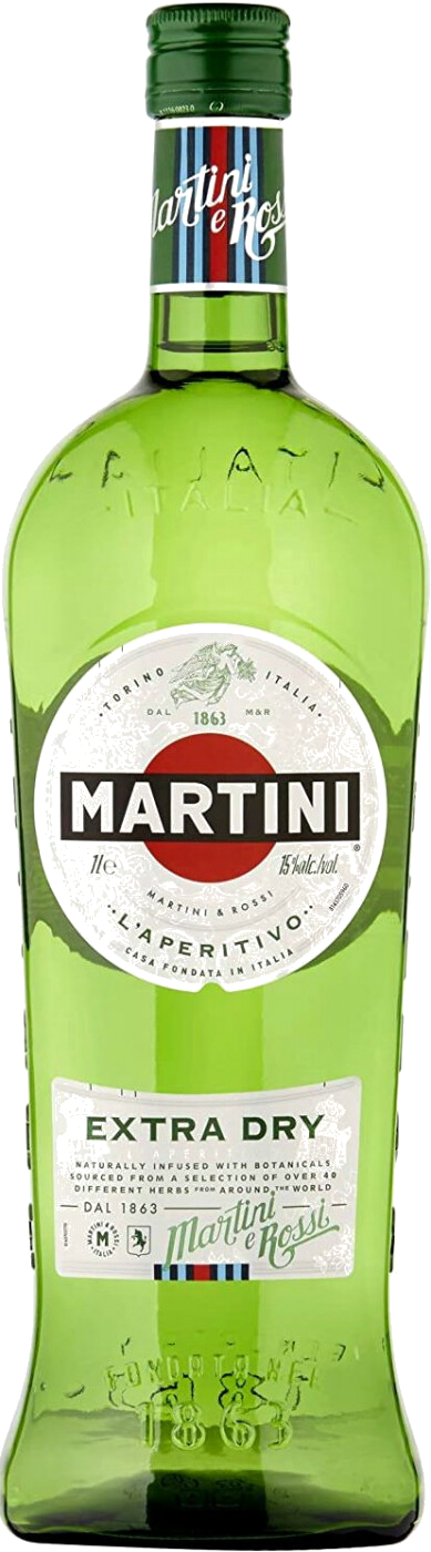 Вермут Martini Extra Dry, 1 л