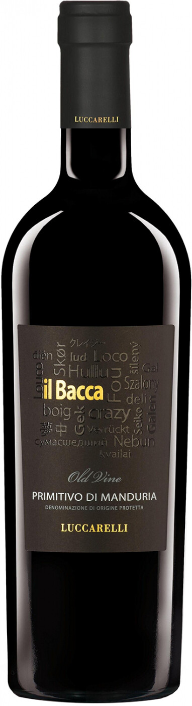 Вино Luccarelli, Il Bacca Primitivo di Manduria DOP, 2019