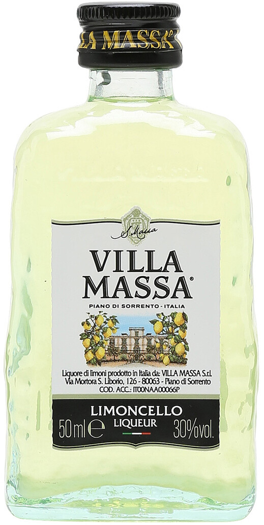 Ликер Villa Massa Limoncello di Sorrento, 50 мл