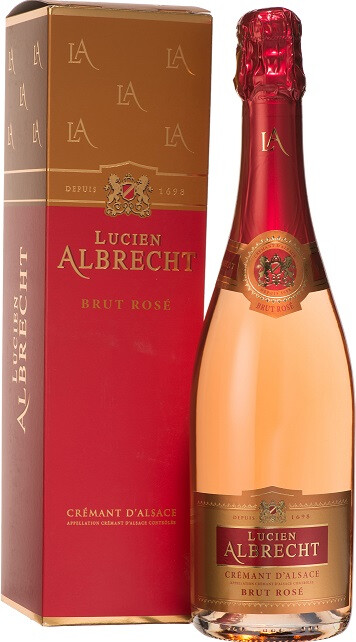 Игристое вино Lucien Albrecht, Brut Rose, Cremant d′Alsace AOC