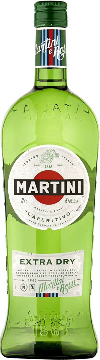 Вермут Martini Extra Dry, 1 л