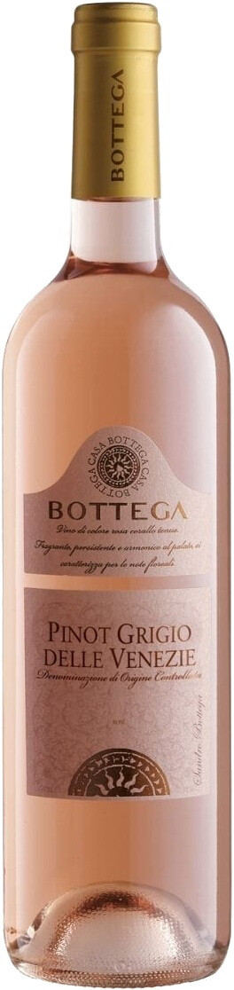 Вино Bottega, Pinot Grigio Rose delle Venezie DOC, 2019