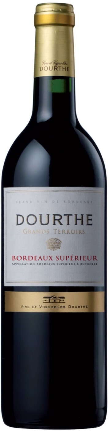 Вино Dourthe, Grands Terroirs Bordeaux Superieur AOC, 2020