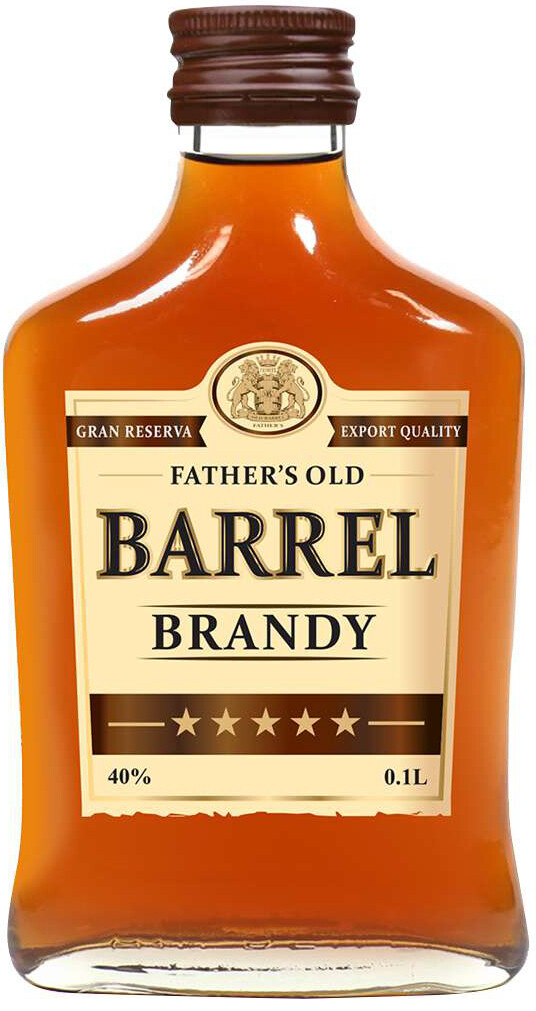 Бренди Father′s Old Barrel Brandy, 100 мл