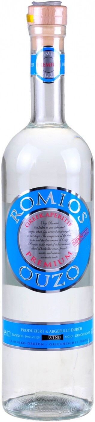 Водка Cavino, Ouzo Romios, 0.7 л