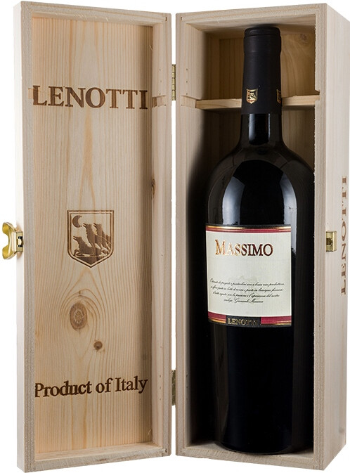 Вино Lenotti, Massimo Rosso, Veneto IGT, wooden box, 1.5 л