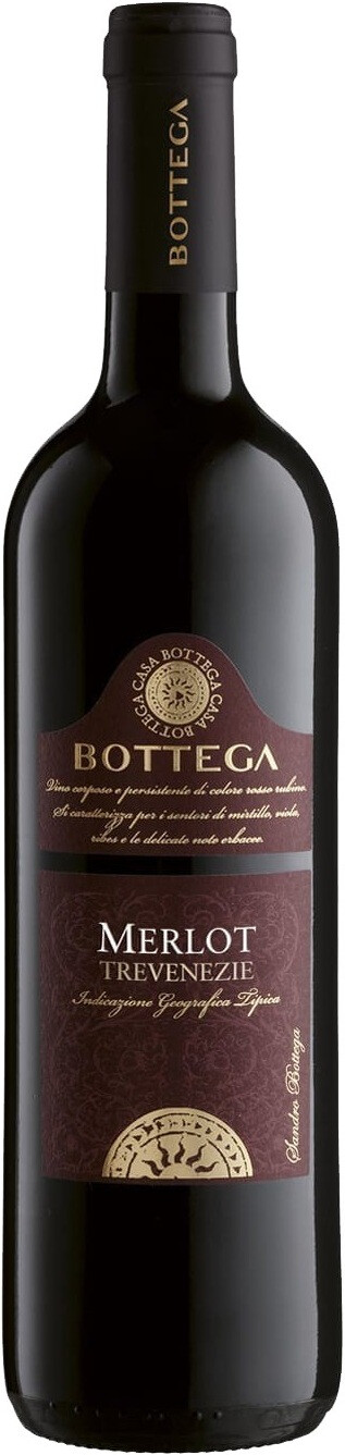 Вино Bottega, Merlot, Trevenezie IGT