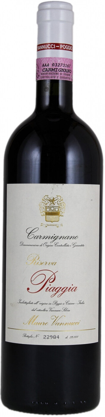 Вино Piaggia, Riserva, Carmignano DOCG